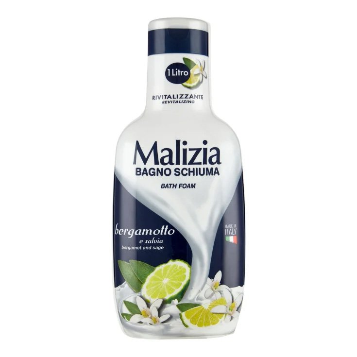 Bagno Schiuma Bergamotto E Salvia Malizia 1L