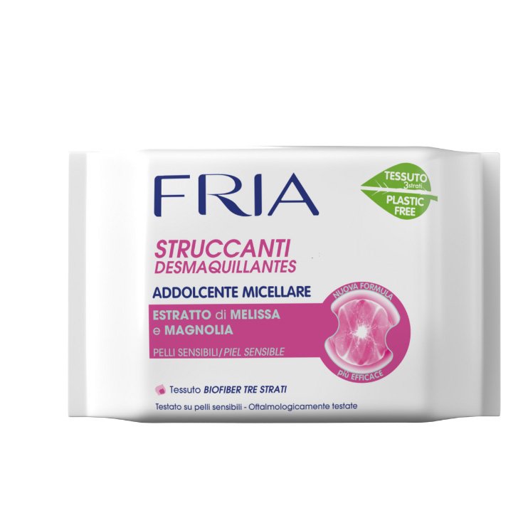 FRIA Salviette Struccanti Acqua Micellare Pelli Sensibili X 20 Pezzi