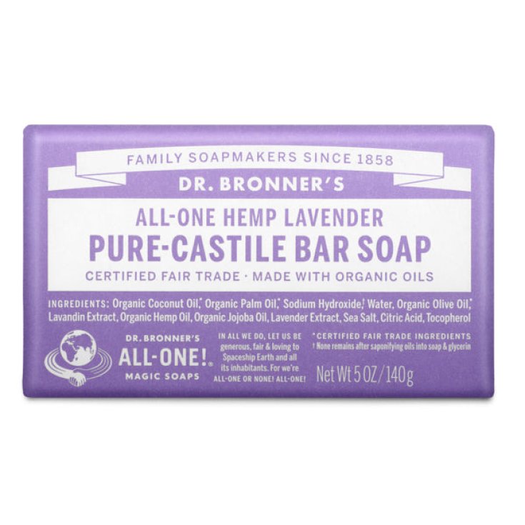 Sapone Pure-Castiglia Lavender Dr. Bronner's 140g