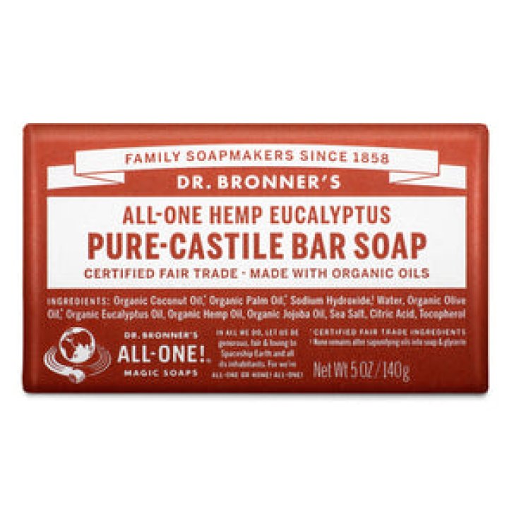 Sapone Pure-Castiglia Eucalyptus Dr. Bronner's 140g
