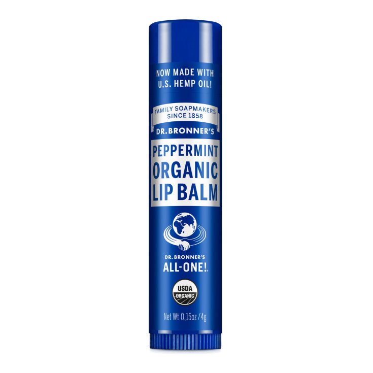 Organic Lip Balm Peppermint Dr. Bronner's 4g