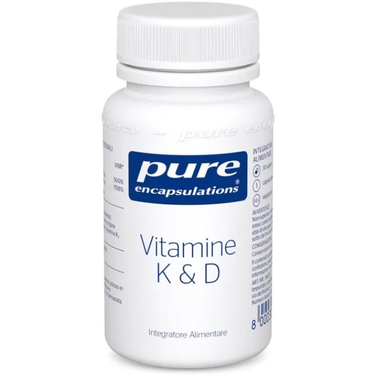 Vitamine&nbsp;K & D Pure Encapsultaions 30 Capsule