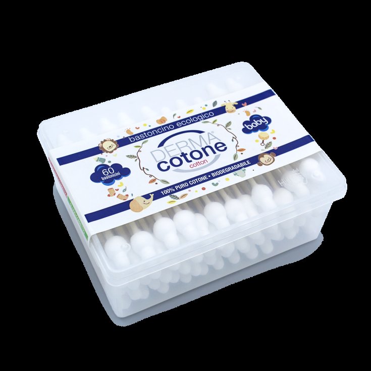 Bastoncino Ecologico Dermacotone Baby 60 Pezzi