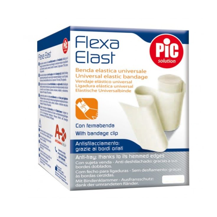 Flexa Elast 20cm x 4.5m Benda Elastica Pelle PIC
