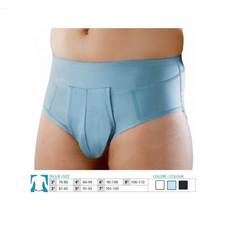 Orione 515 Slip Ernia Cotone Bianco 2 SAFTE