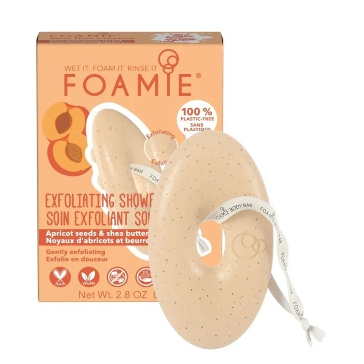 Exfoliating Shower Bar Semi di Albicocca Olio di Karit&egrave;&nbsp;Foamie&reg;&nbsp;80g