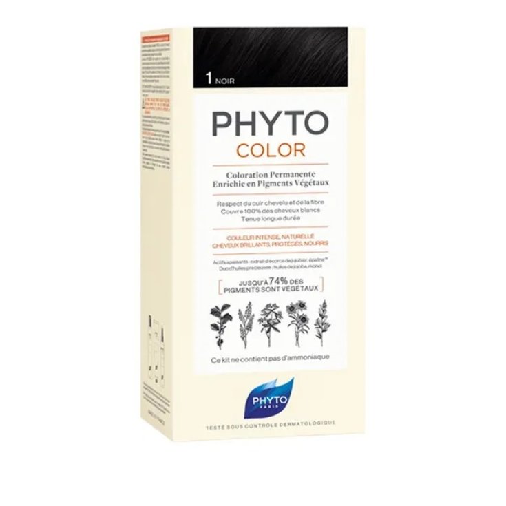 PhytoColor 1 Nero&nbsp;Colorazione Permanente Phyto