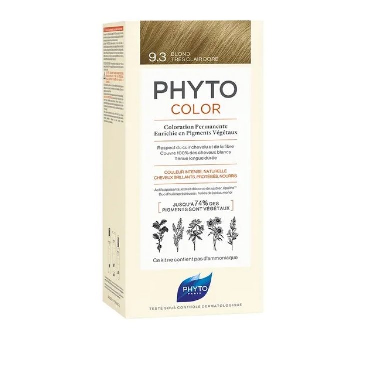 PhytoColor 9.3 Biondo Chiarissimo Dorato&nbsp;Colorazione Permanente Phyto