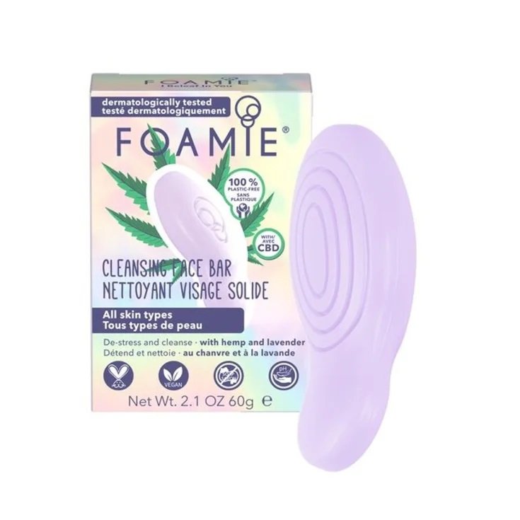 Cleansing Face Bar Canapa & Lavanda&nbsp;Foamie&reg;&nbsp;60g