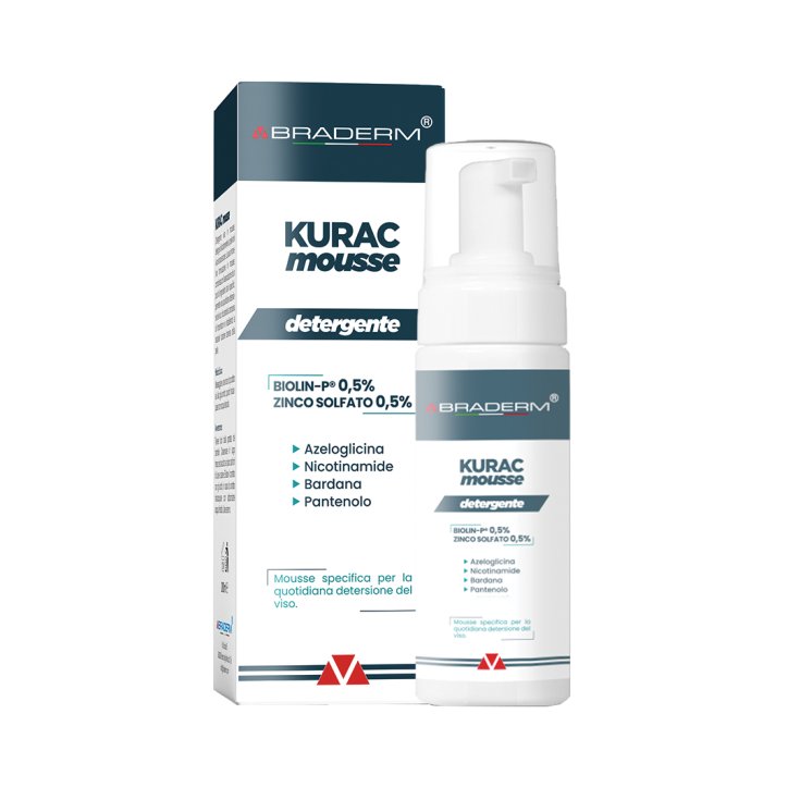 Kurac Mousse Detergente Braderm&reg; 100ml