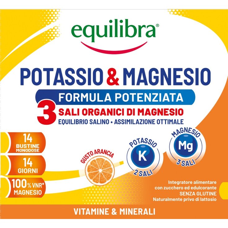 Potassio & Magnesio 3 Equilibra&reg; 14 Bustine Monodose