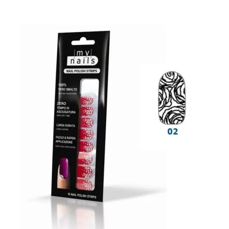 Nail Polish Strips 02 My Nail 16 Unghie Adesive