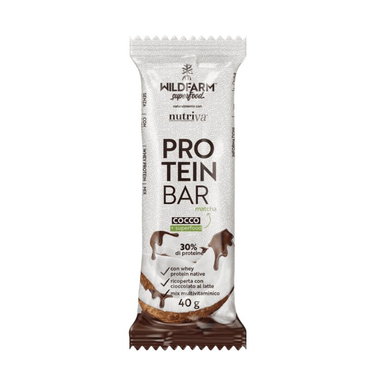 WildFarm&reg; Super Protein Bar - Cocco & Matcha 40g