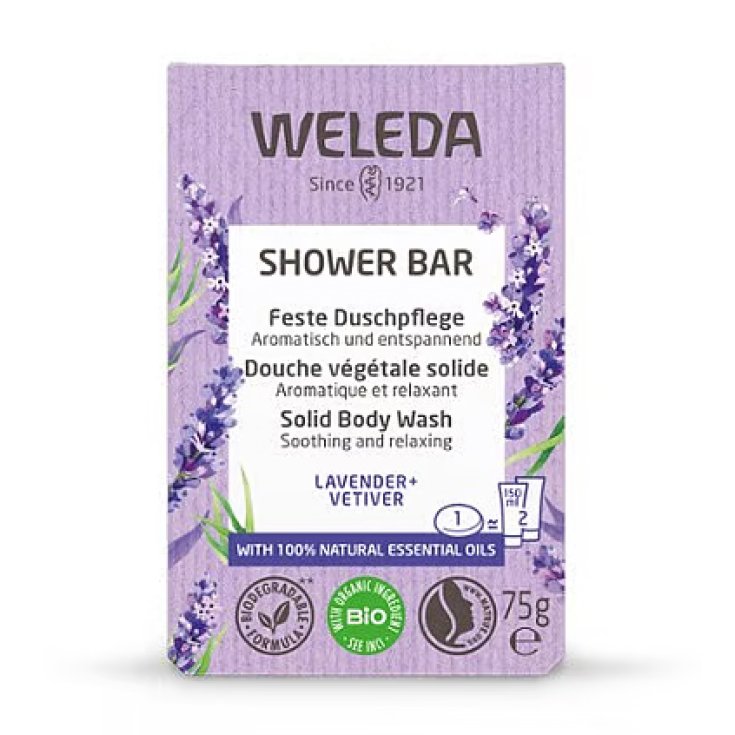 Bagno Doccia Solido Lavanda + Vetiver Weleda 75g