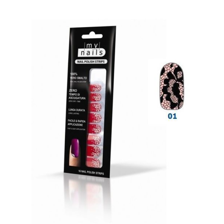 Nail Polish Strips 01 My Nail 16 Unghie Adesive
