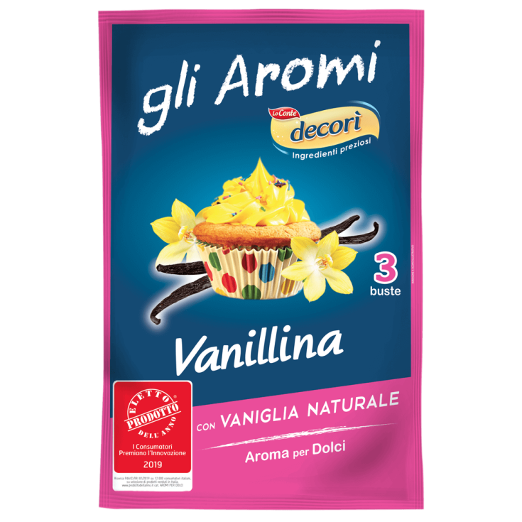 Decor&igrave; Vanillina Bustone Ipafood 3x8g