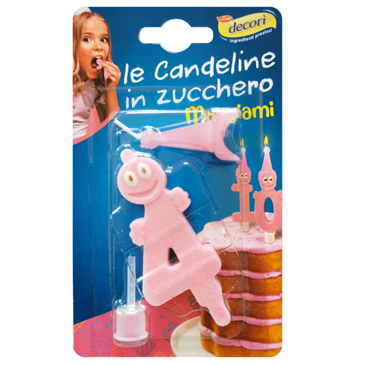 Decor&igrave; Candelina Mangiami Rosa Ipafood