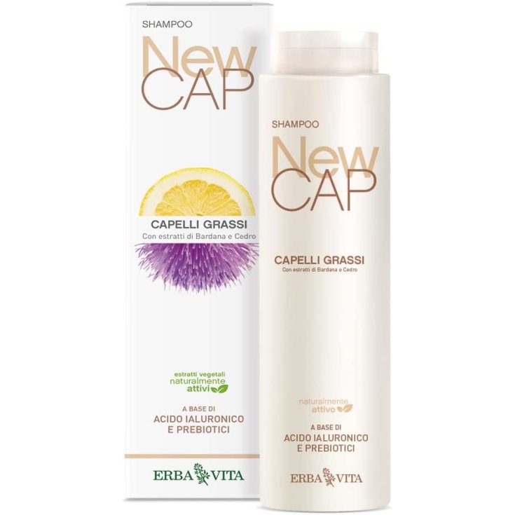 New Cap Shampoo Capelli Grassi Erba Vita 250ml