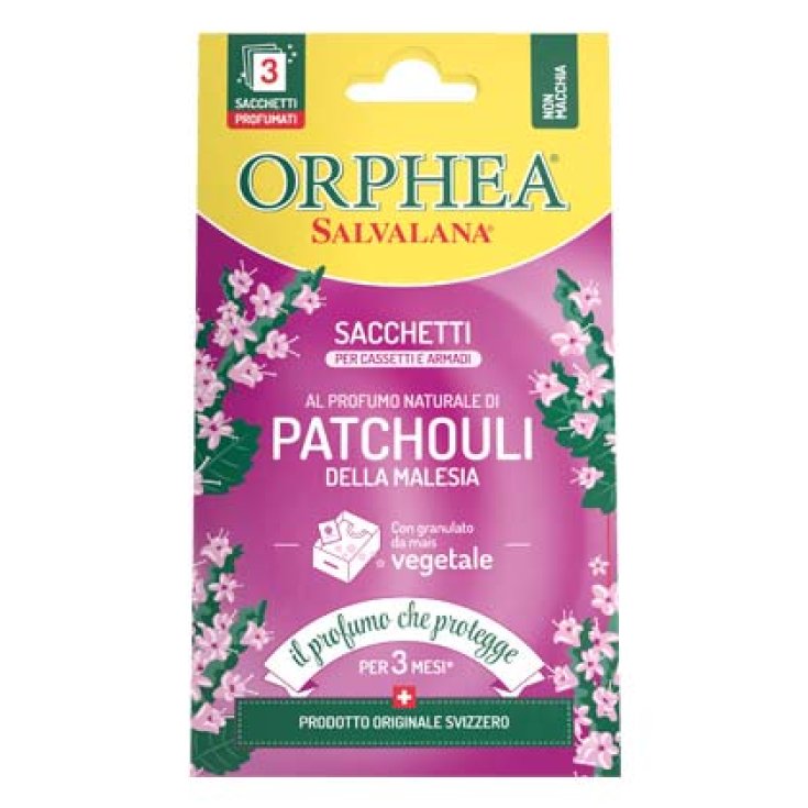 Sacchetti Profumati Patchouli Orphea Salvalana 3 Sacchetti