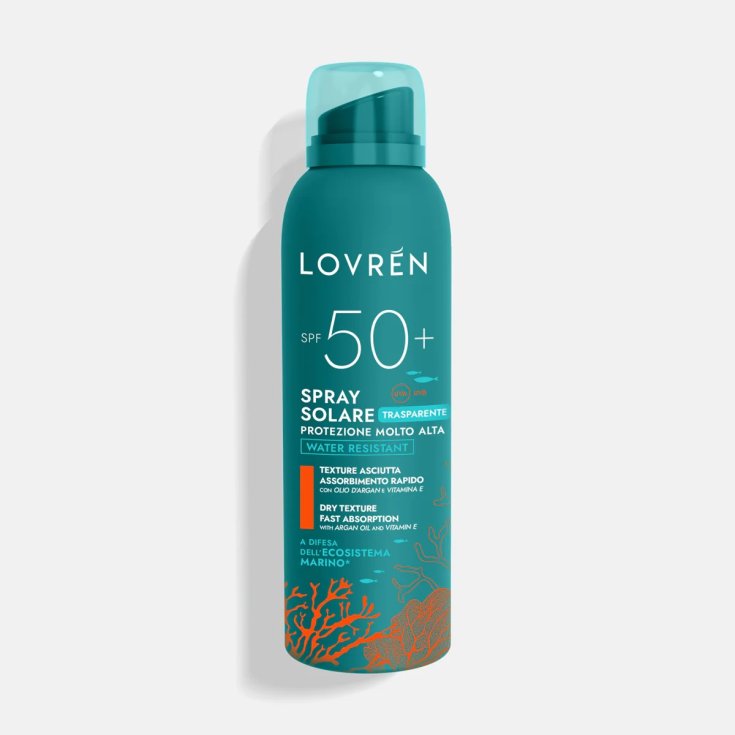Spray Solare SPF50+ Trasparente Lovren 150ml