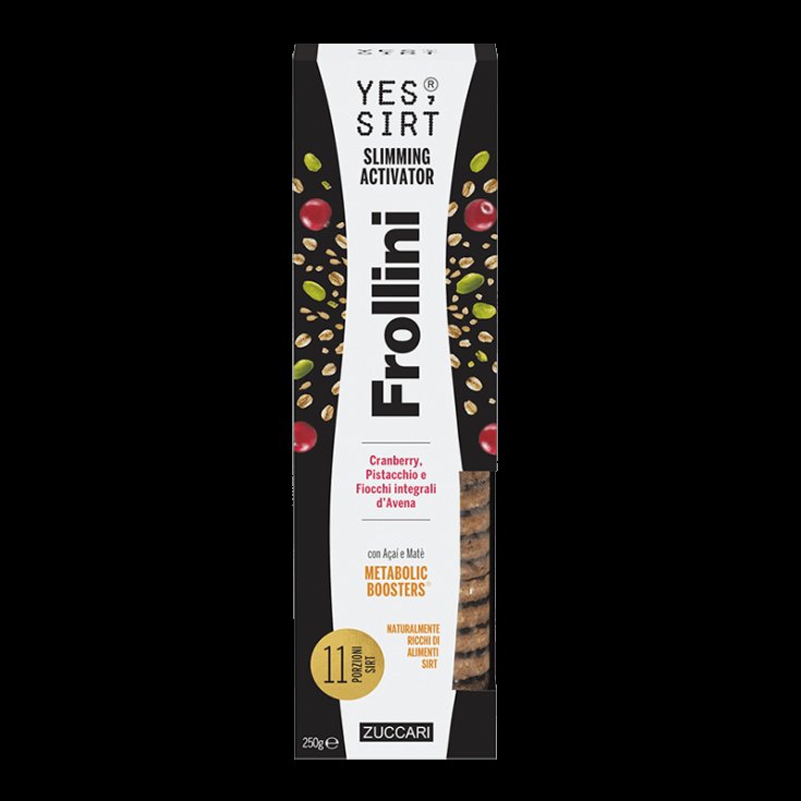 Yes Sirt Frollini Cranberry&nbsp;Pistacchio&nbsp;e Fiocchi Integrali d&rsquo;Avena Zuccari 250g