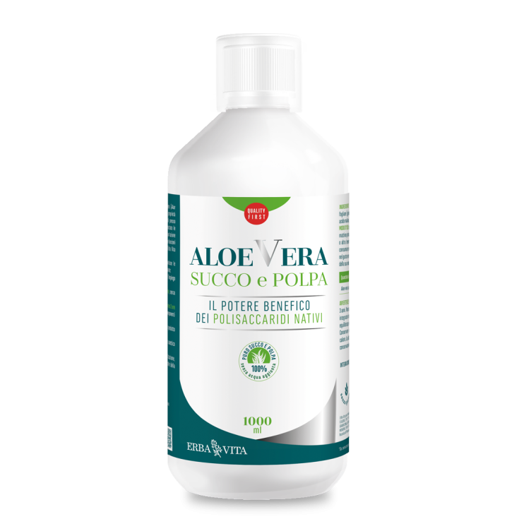 Aloe Vera Succo E Polpa Erba Vita 1000ml