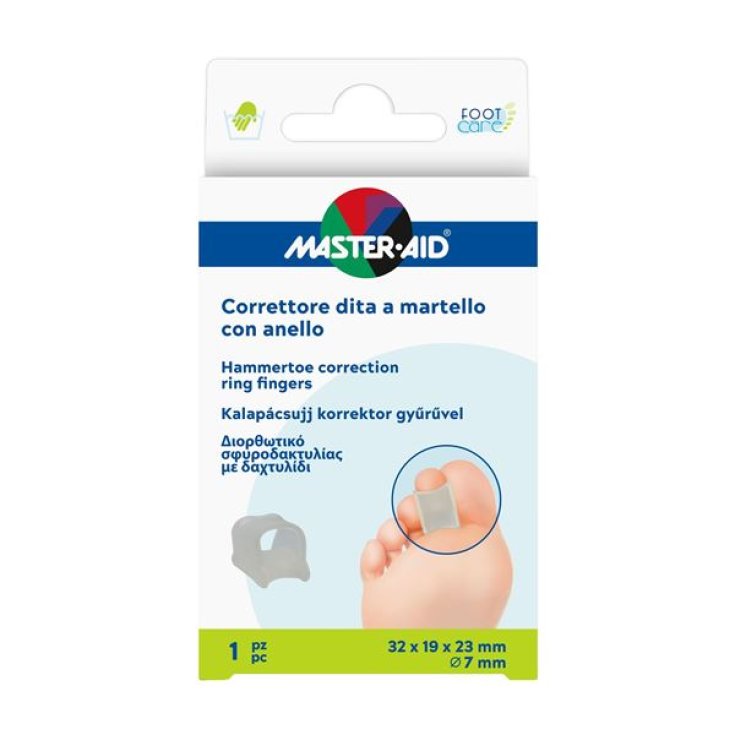 Correttore Dita A Martello Con Anello Master-Aid 1 Pezzo