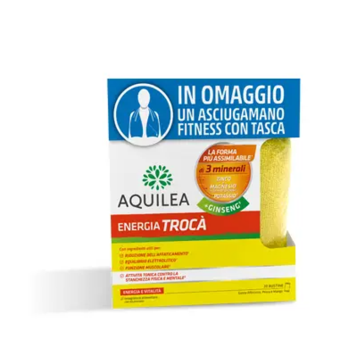 Energia Troc&agrave; + Ginseng Aquilea 20 Bustine Promo
