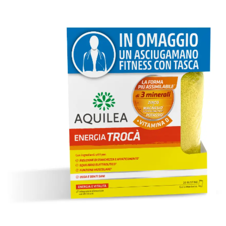 Energia Troc&agrave; + Vitamina D Aquilea 20 Bustine Promo