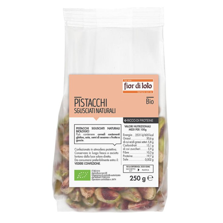 Pistacchi Sgusciati Fior di Loto 250g