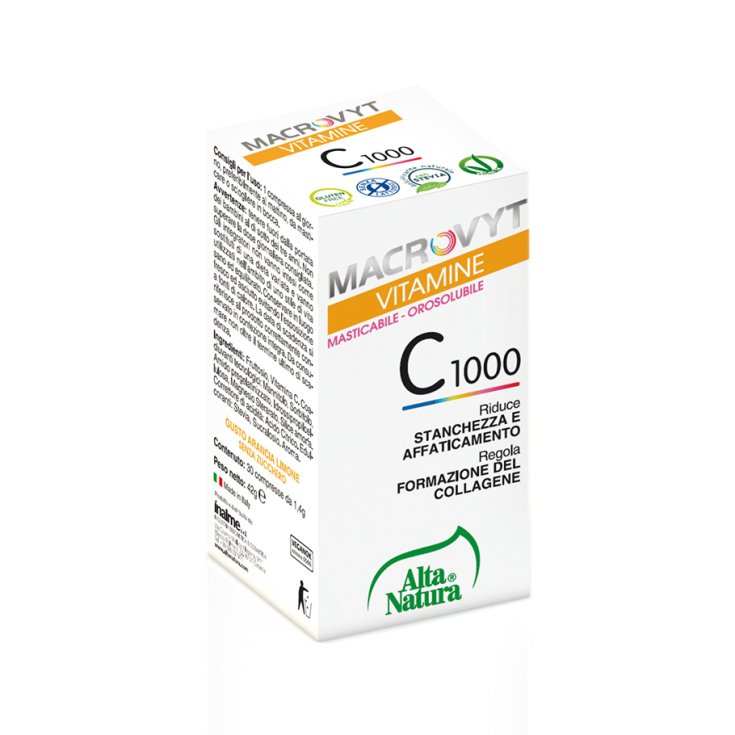 Macrovyt Vitamine C1000 Alta Natura 30 Compresse Macrovyt Vitamine C1000 Alta Natura 30 Compresse