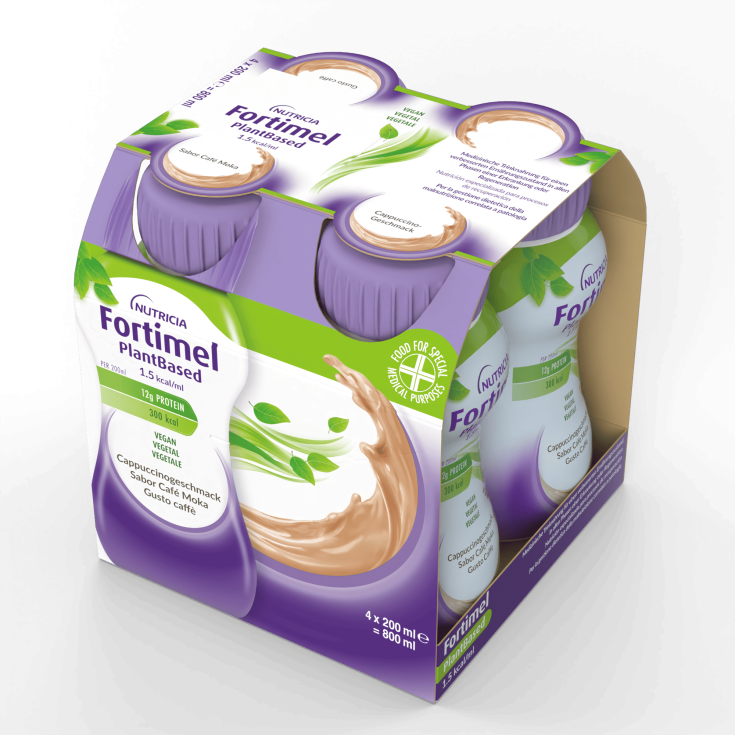 Fortimel Plant Based Energy Caff&egrave; Nutricia 4x200ml