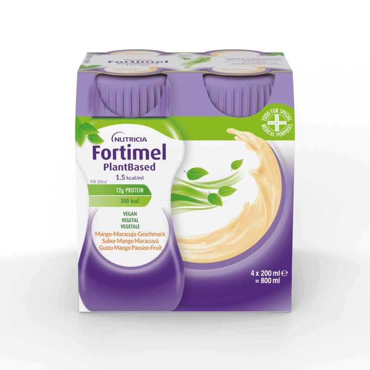 Fortimel Plant Based Energy Mango Passion Fruit Nutricia 4x200ml