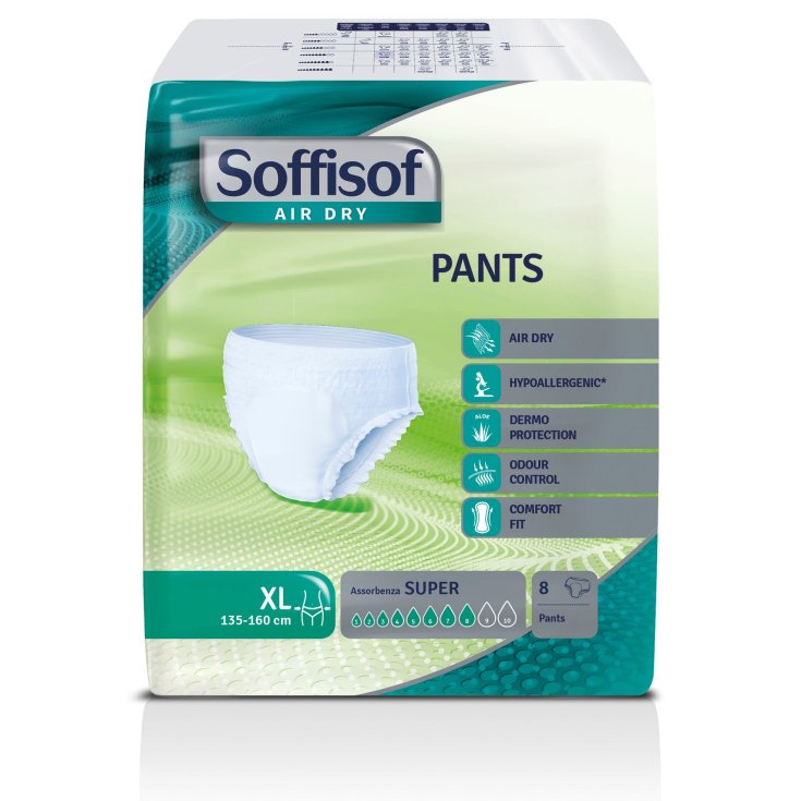 Pants Xl Super Air Dry Soffisof 8 Pezzi