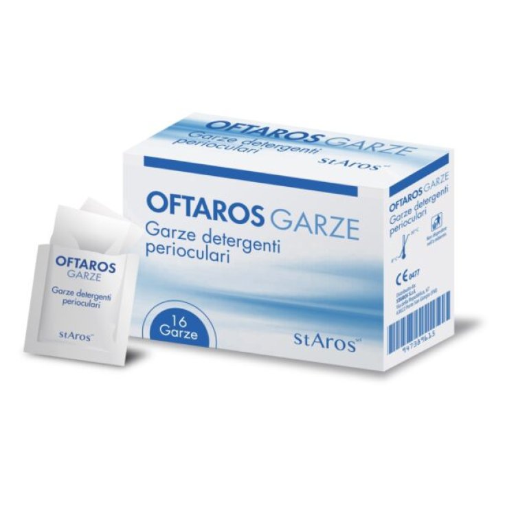 OFTAROS GARZE Staros Pharma 16 Pezzi