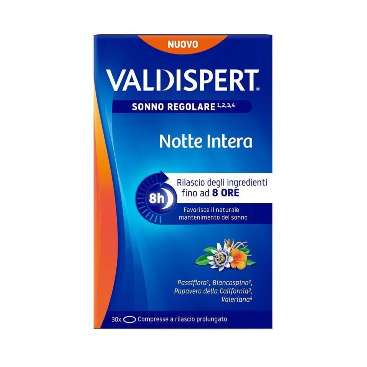 Valdispert&reg; Sonno Regolare Notte Intera 30 Compresse