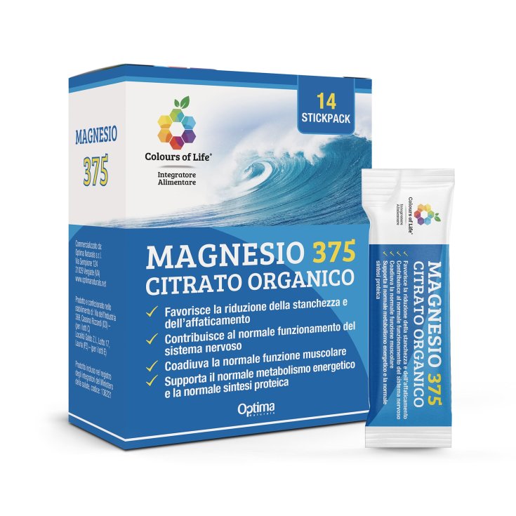 Colours of Life MAGNESIO 375 Optima 14 Stick Colours of Life MAGNESIO 375 Optima 14 Stick