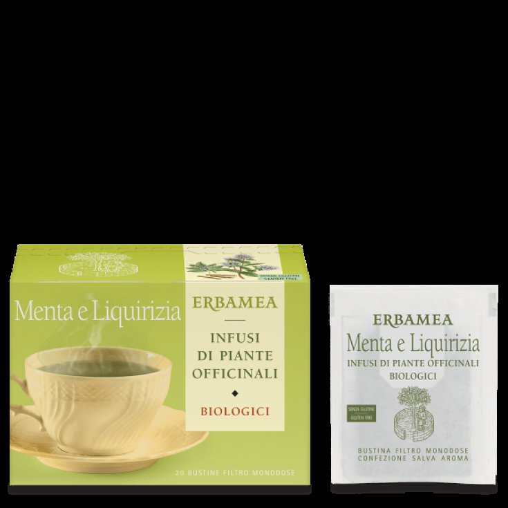 Menta e Liquirizia Infuso Erbamea 20 Bustine