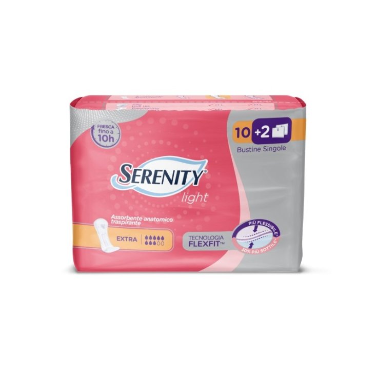 Assorbente Anatomico Extra Serenity&reg; Light 12 Pezzi