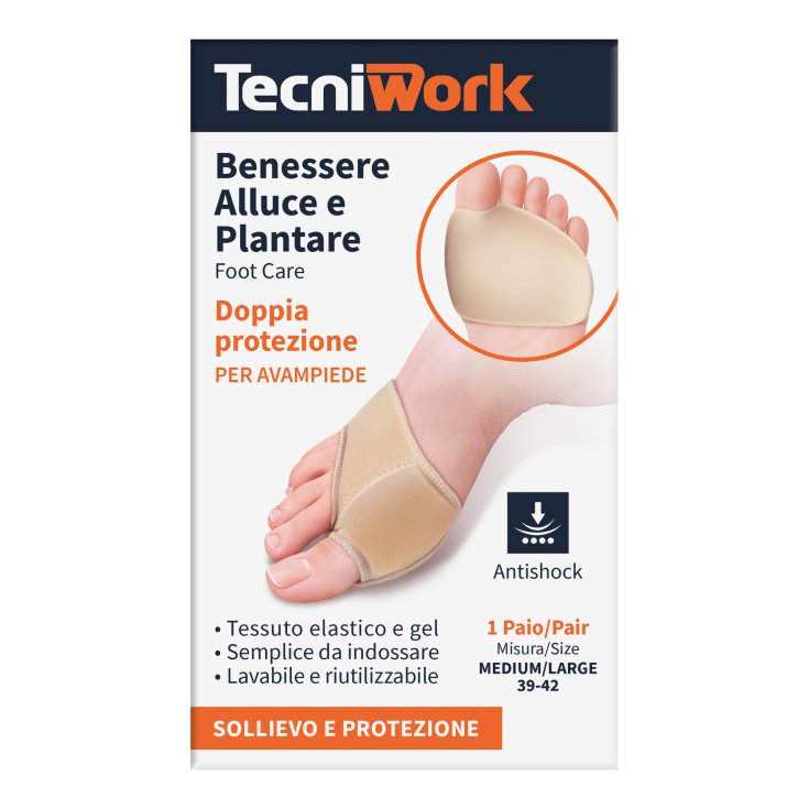 Cuscinetti Doppia Protezione Mis.M/L Tecniwork&reg; 1 Paio