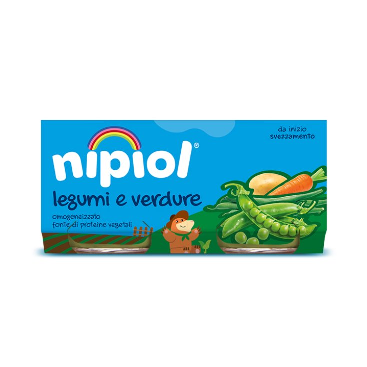 Omogeneizzato Legumi Verdure Nipiol&reg; 2 Pezzi