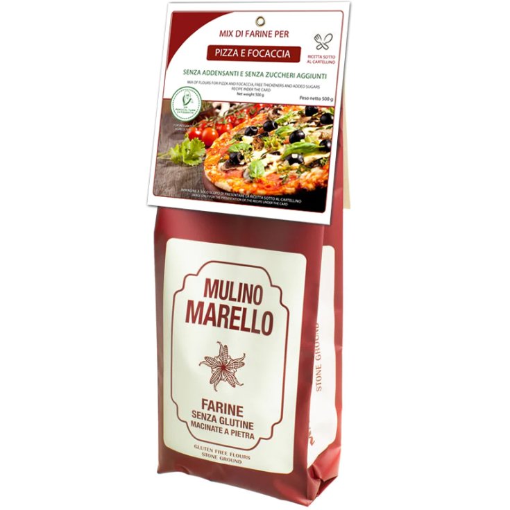 Mix Farine Naturali Pizza/Focaccia Mulino Marello 500g