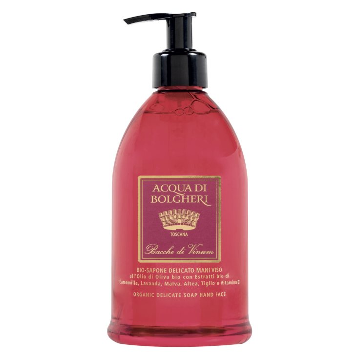 Bio-Sapone Delicato Mani Viso Bacche Di Vinum ACQUA DI BOLGHERI 500ml