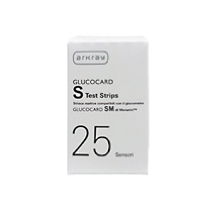 GLUCOCARD S TEST STRIPS SM 25 Pezzi
