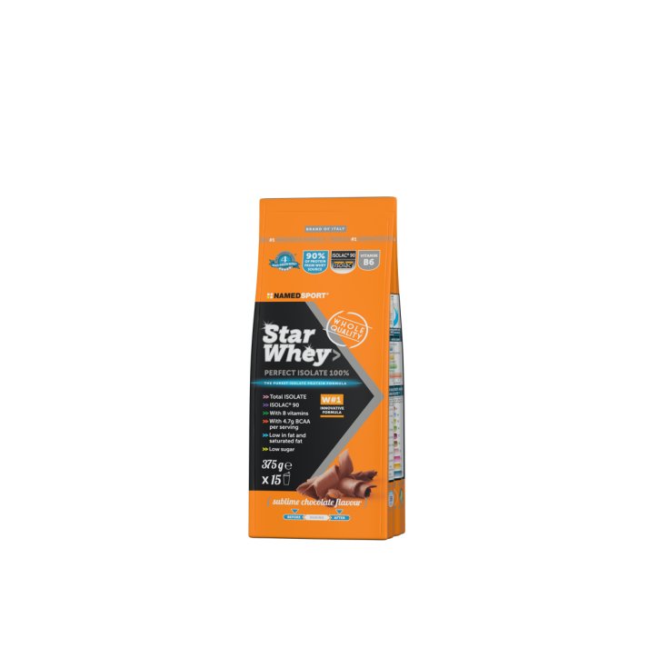Star&nbsp;Whey Isolate Sublime Chocolate Named Sport 375g