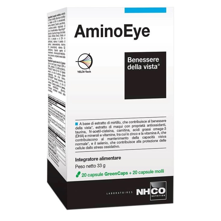 Amino Eye NHCO 20 Green Caps + 20 Capsule Molli