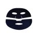 The Silver Mask in Tessuto Isi