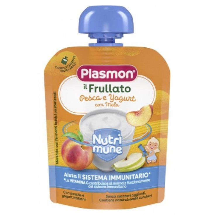 Il Frullato&nbsp;Pesca e Yogurt&nbsp;con Mela Nutri-Mune Plasmon&nbsp;85g
