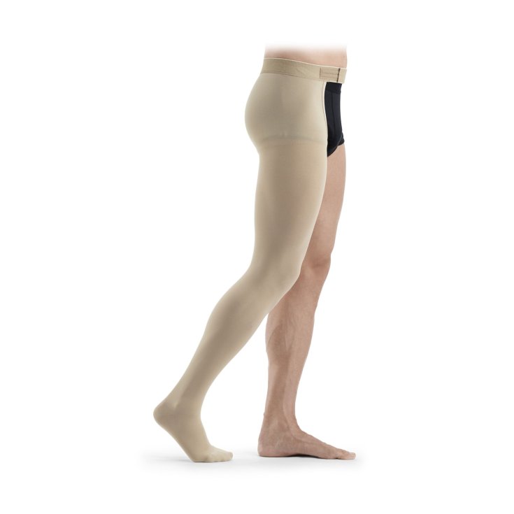 Monocollant&nbsp;Sinistro Cotton CCL2 P.Aperta Natural Tg.XL Lungo Sigvaris