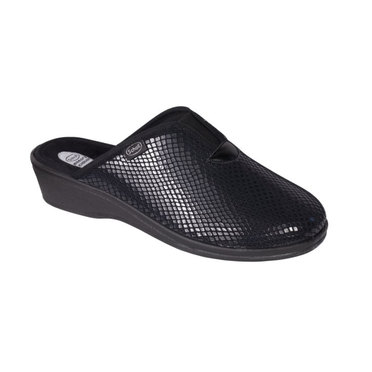 Ciabatta Da Donna Elasticizzata Printed Nero 41 Sholl 1 Paio